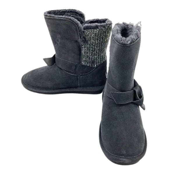 BearPaw | Women's Geneva Boots | Charcoal | Size 8 - Picture 3 of 7